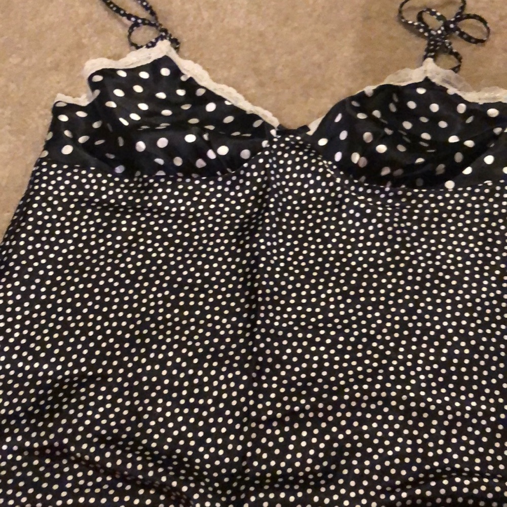 Satin sleep tank